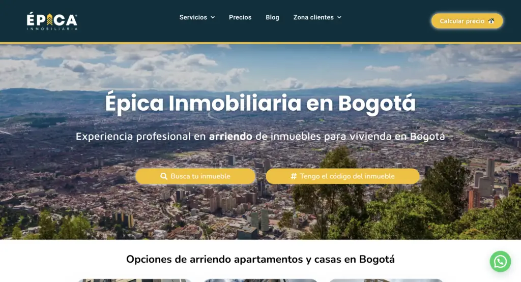mejores inmobiliarias de Bogotá ÉPICA® Inmobiliaria - Bogotá