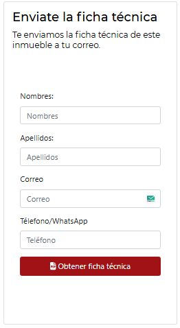 Personalización de Componente "formularios-leads" 1 54 Homlity Herramienta para páginas web