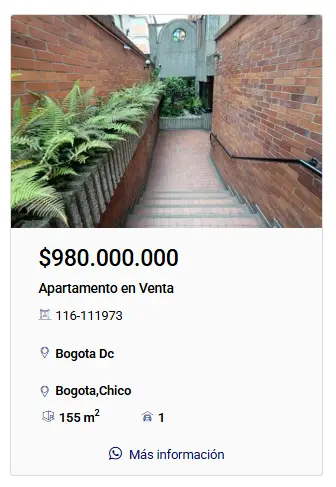 Personalización Componente "card-default" 1 carad 2 Homlity Herramienta para Inmobiliarias
