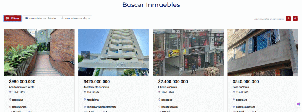 Personalización de la Página de Búsqueda de Inmuebles (search.php) 1 qw Homlity Herramienta para páginas web