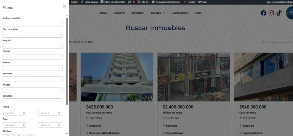 rtt Homlity Herramienta para Inmobiliarias