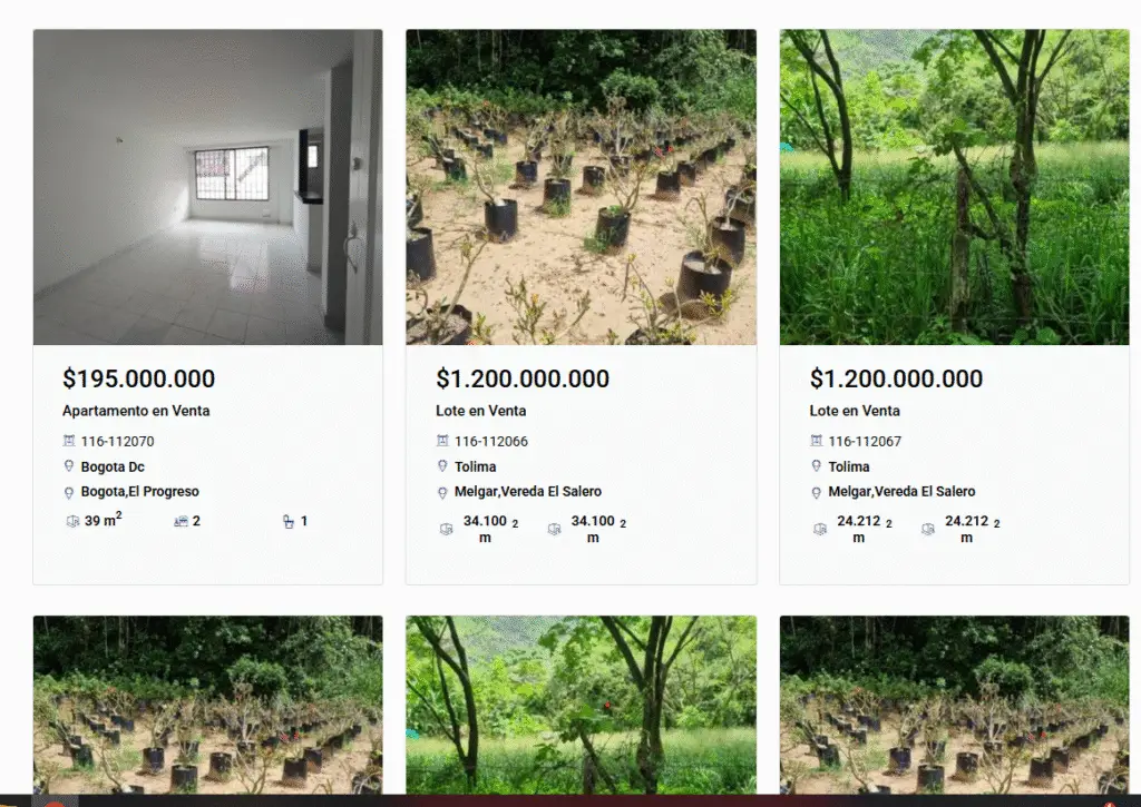Widget Inmuebles en Venta 1 qweq Homlity Herramienta para Inmobiliarias