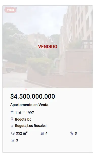 Componente "card-nolink" 1 vev Homlity Herramienta para Inmobiliarias