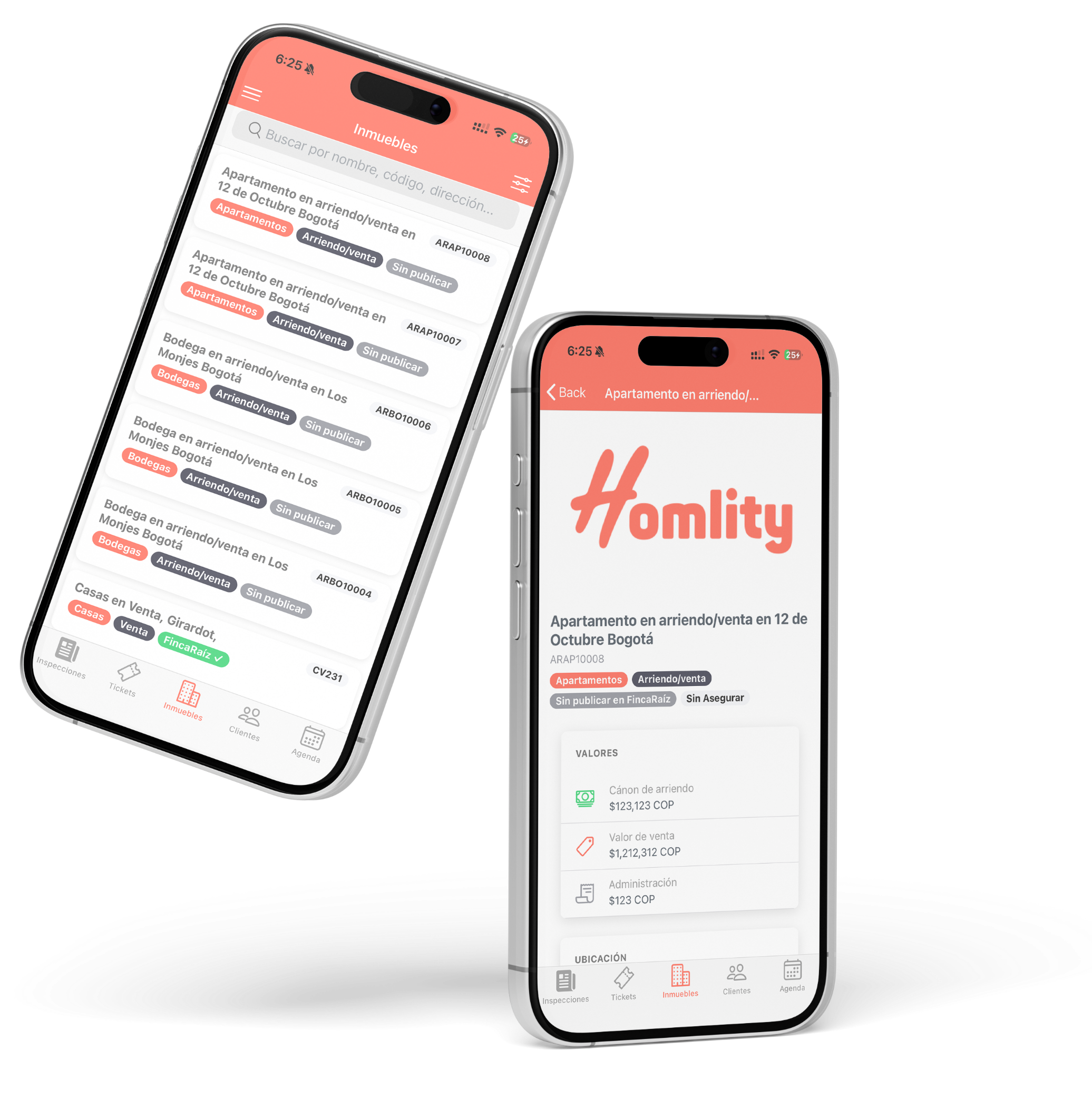 mockup 2 dirigido Homlity Herramienta para Inmobiliarias