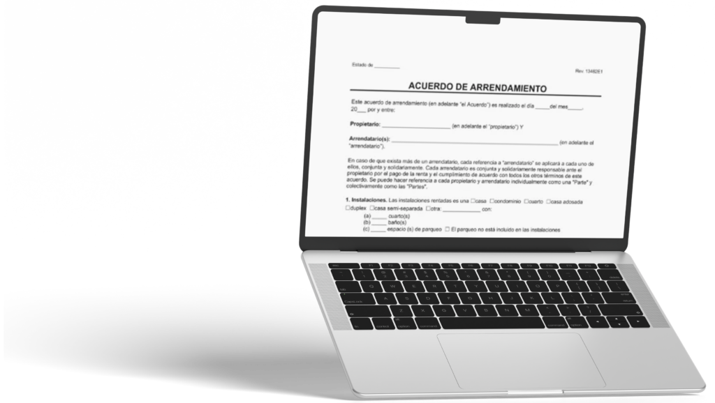 Mockup de plataforma y documento firmado 1 Homlity Herramienta para Inmobiliarias