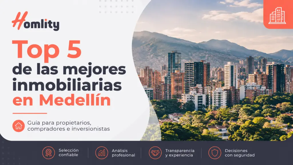 Top 5 de las mejores inmobiliarias en Medellín