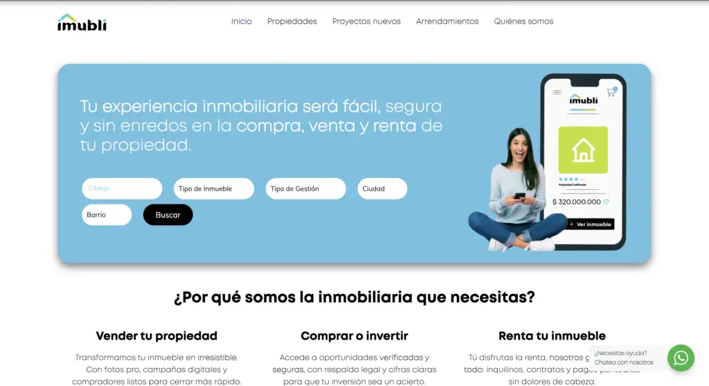 mejores inmobiliarias en Medellín Imubli