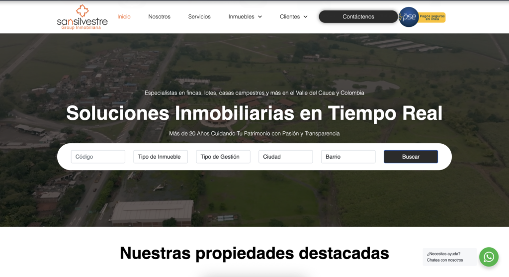 Top 6 de las mejores inmobiliarias de Cali 4 Screenshot 2026 07 11 at 8.36.30 PM Homlity Herramienta para Inmobiliarias