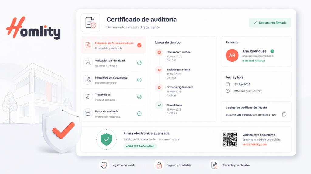 7 pasos clave si una notaría rechaza documentos firmados digitalmente 2 Evidencia de firma electrónica para documentos firmados digitalmente.
